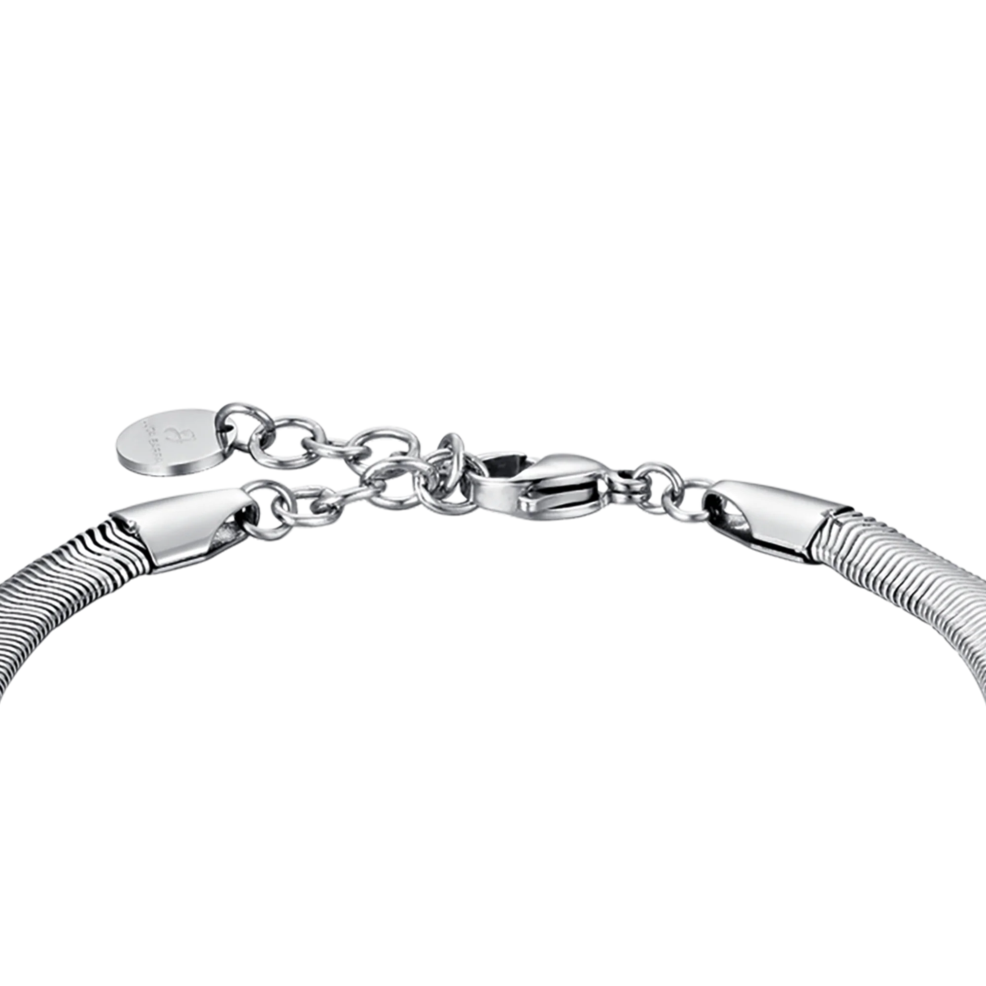 BRACCIALE UOMO IN ACCIAIO CON MAGLIA SOTTILE - Image 5