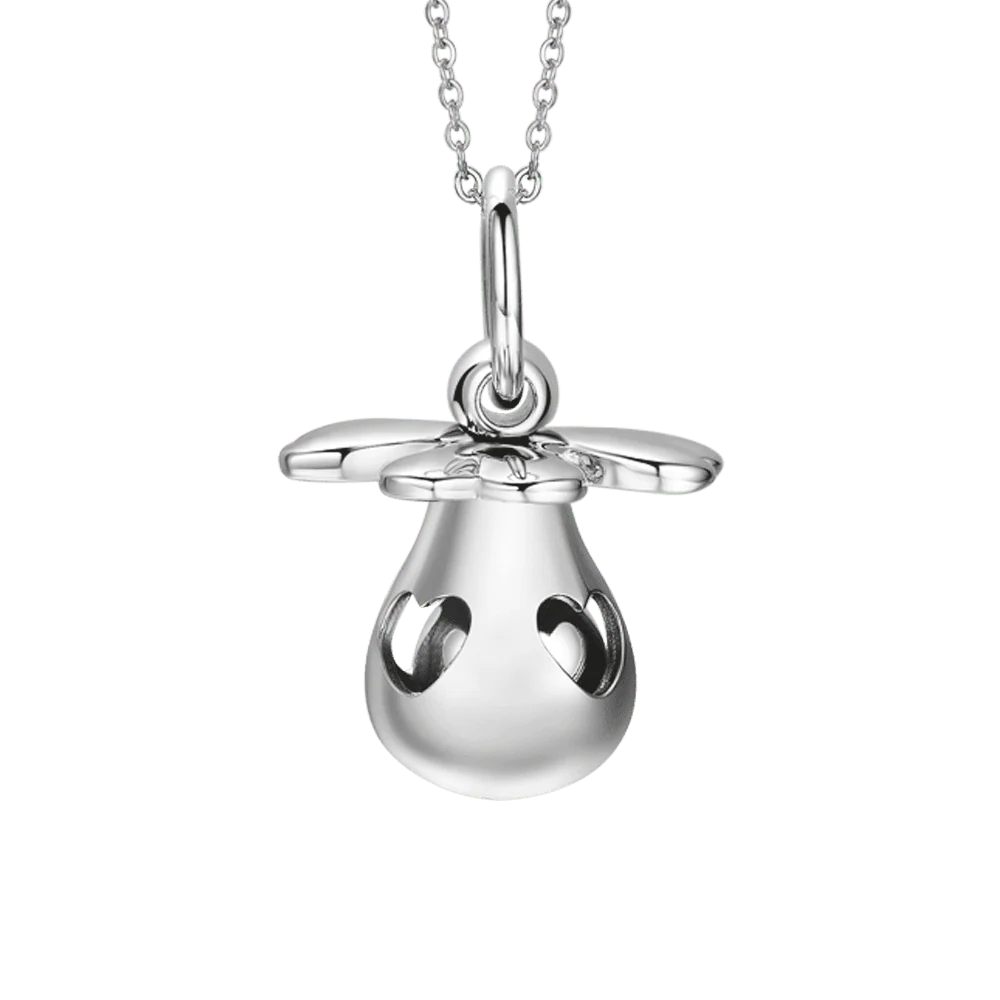 COLLANA CHIAMA ANGELI IN ACCIAIO CIUCCIOTTO IN METALLO IP GOLD - Image 6