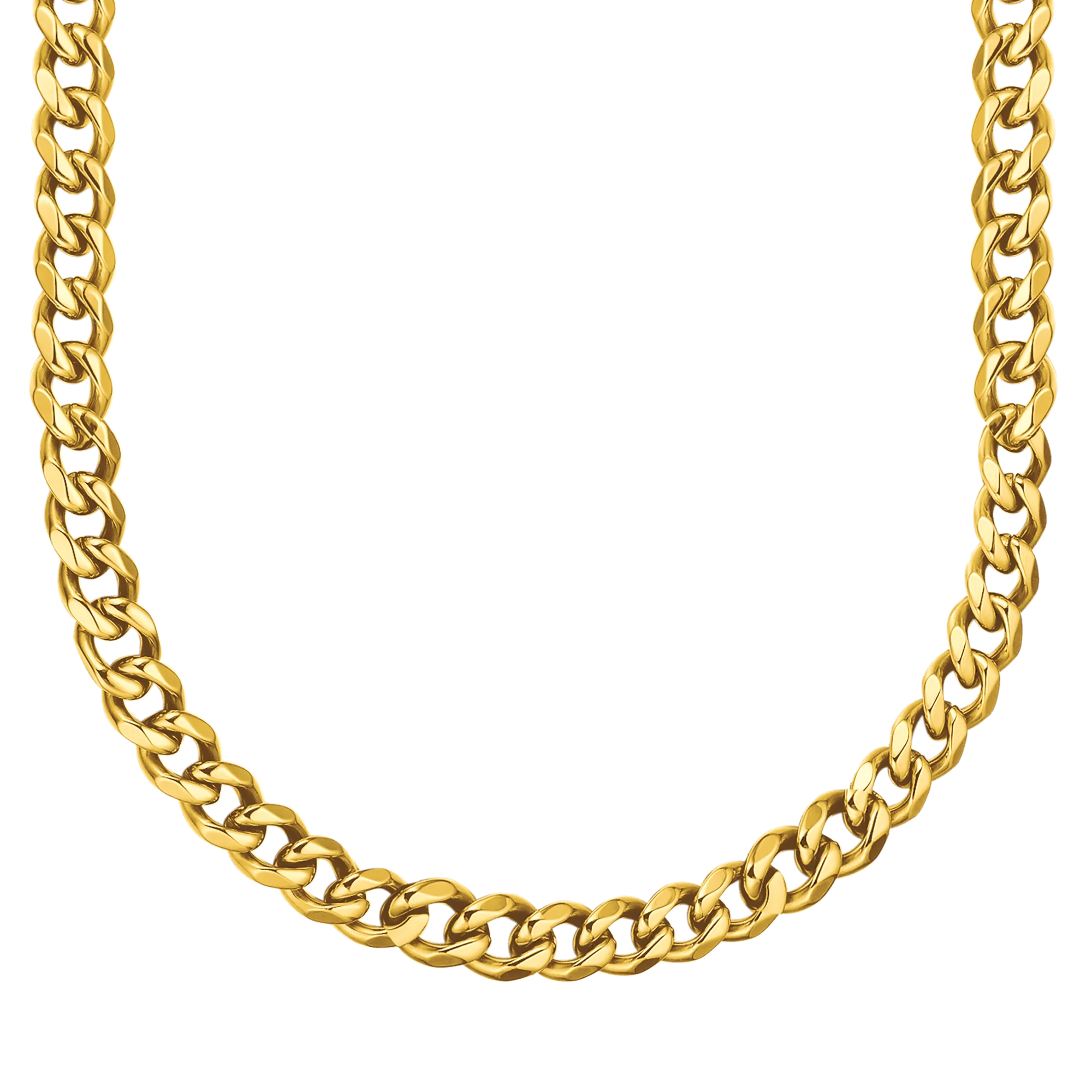 COLLANA UNISEX IN ACCIAIO CON MAGLIA CATENA 11 MM - Image 6