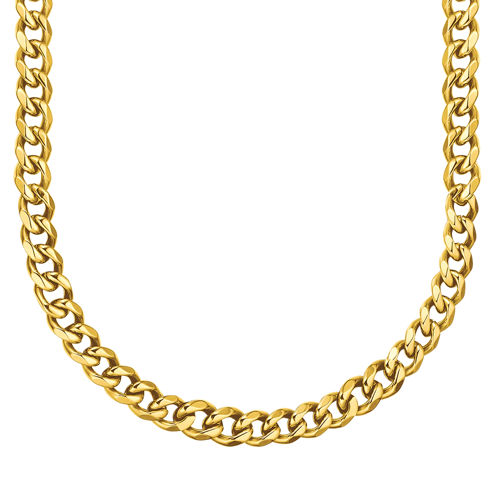 COLLANA UNISEX IN ACCIAIO CON MAGLIA CATENA 11 MM - Image 9