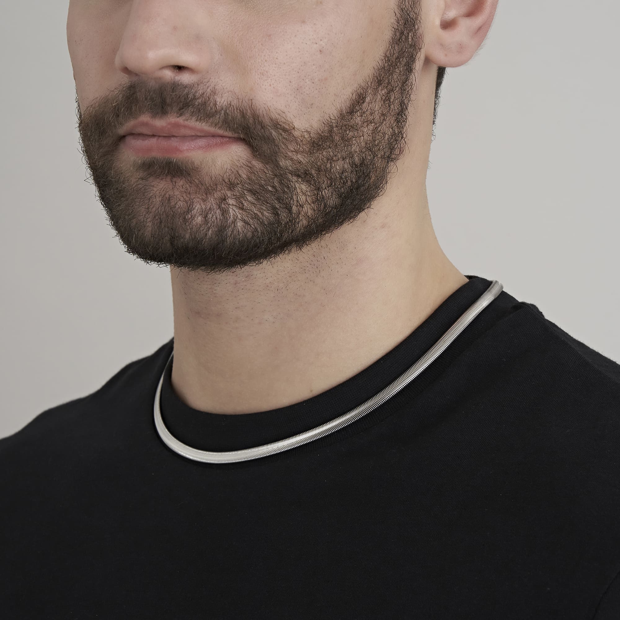 COLLANA UOMO SNAKE IN ACCIAIO - Image 3