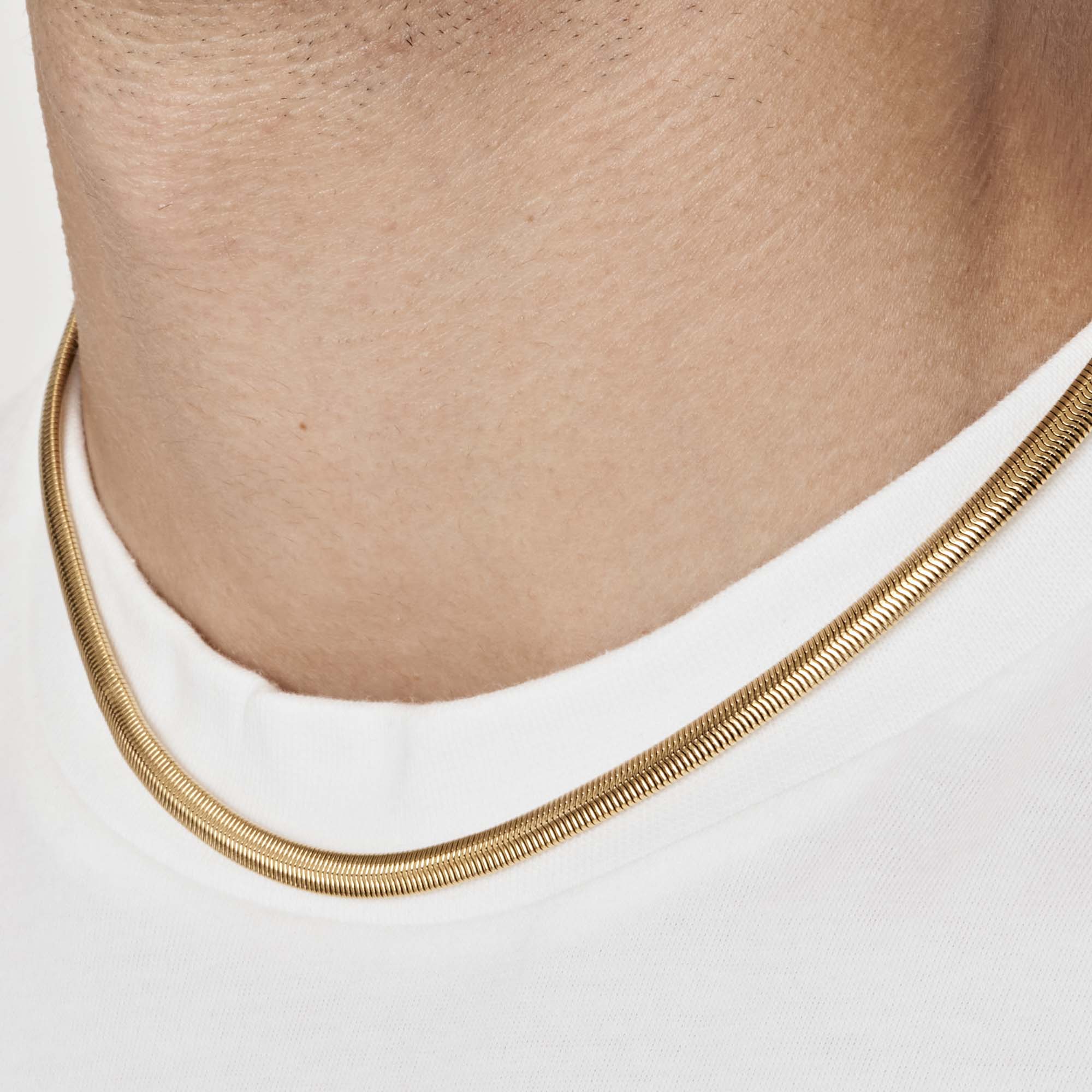 COLLANA UOMO SNAKE IN ACCIAIO - Image 7