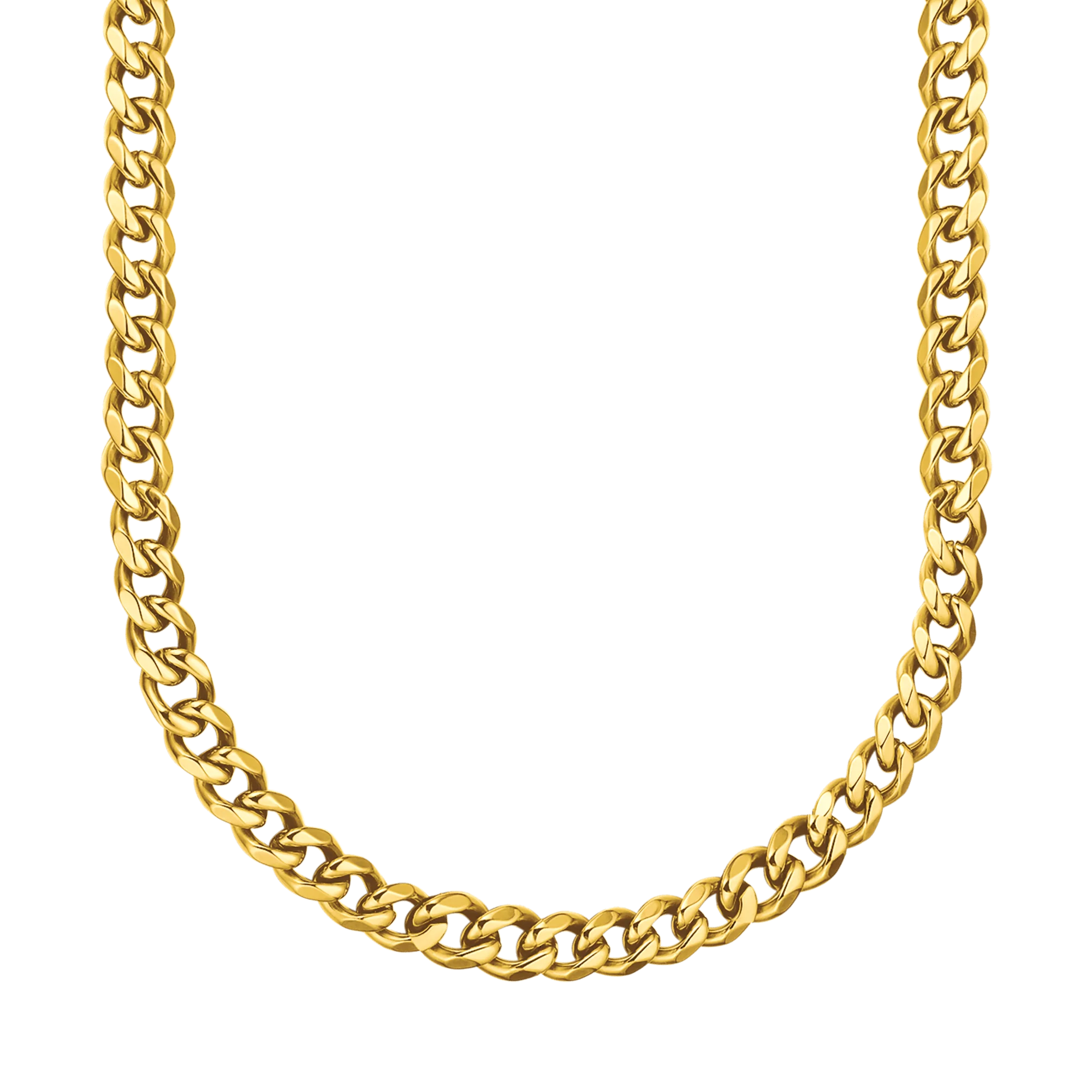 COLLANA UNISEX IN ACCIAIO CON MAGLIA CATENA 9 MM - Image 6